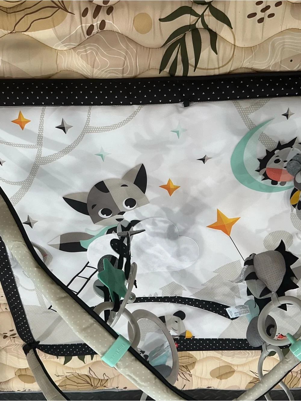 Tiny Love Black & White Baby Activity Gym Play Mat